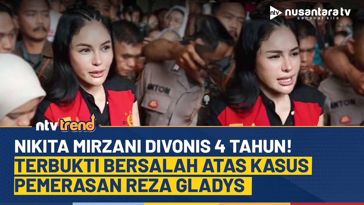 Nikita Mirzani Divonis 4 Tahun Penjara dan Denda Rp1 Miliar, Kasus Pemerasan Reza Gladys Jadi Sorotan