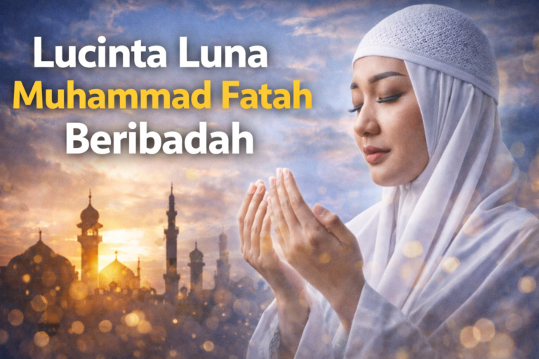 Lucinta Luna Muhammad Fatah beribadah