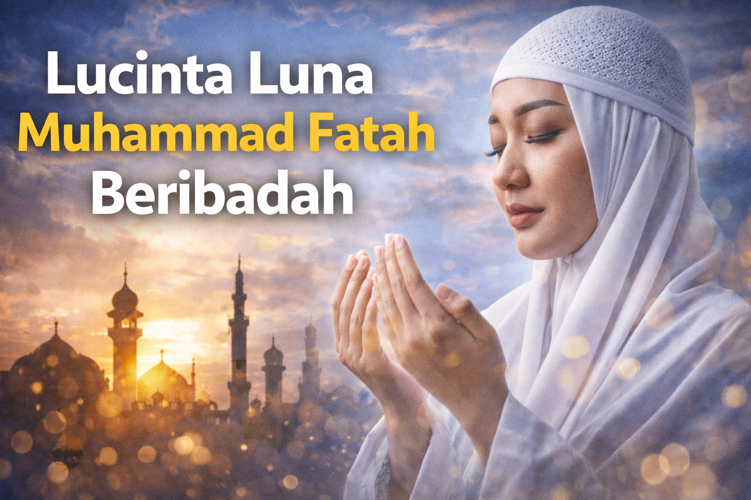 Lucinta Luna Muhammad Fatah beribadah